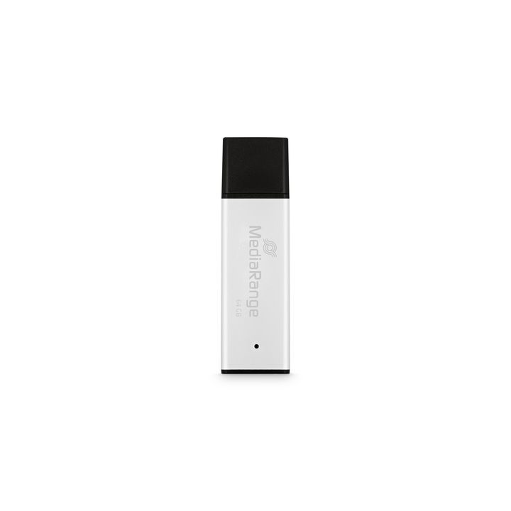 MediaRange MR1901 unidade de memória USB 64 GB USB Type-A 3.2 Gen 1 (3.1 Gen 1) Preto, Prateado