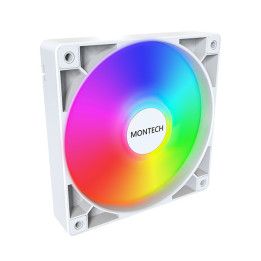 Montech GF120 PWM Caixa de computador Módulo de ventoinha 12 cm Branco 1 unidade(s)