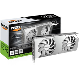 Placa Gráfica Inno3D GeForce RTX 5070 TWIN X2 OC WHITE NVIDIA 12 GB GDDR7