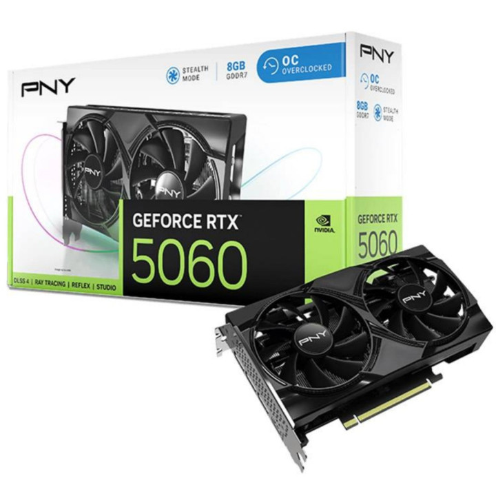 Placa Gráfica PNY GeForce RTX 5060 8GB GDDR7