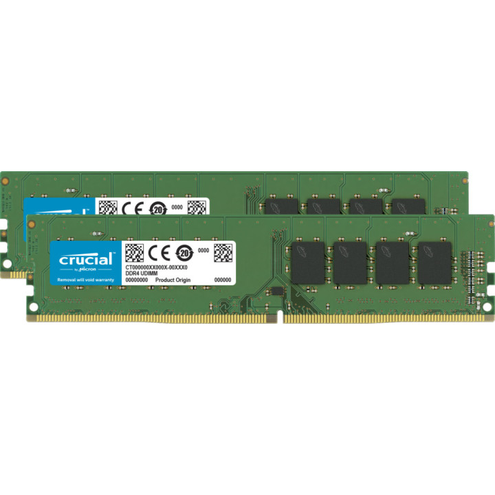 Crucial CT2K16G4DFRA32A módulo de memória 32 GB 2 x 16 GB DDR4 288-pin DIMM