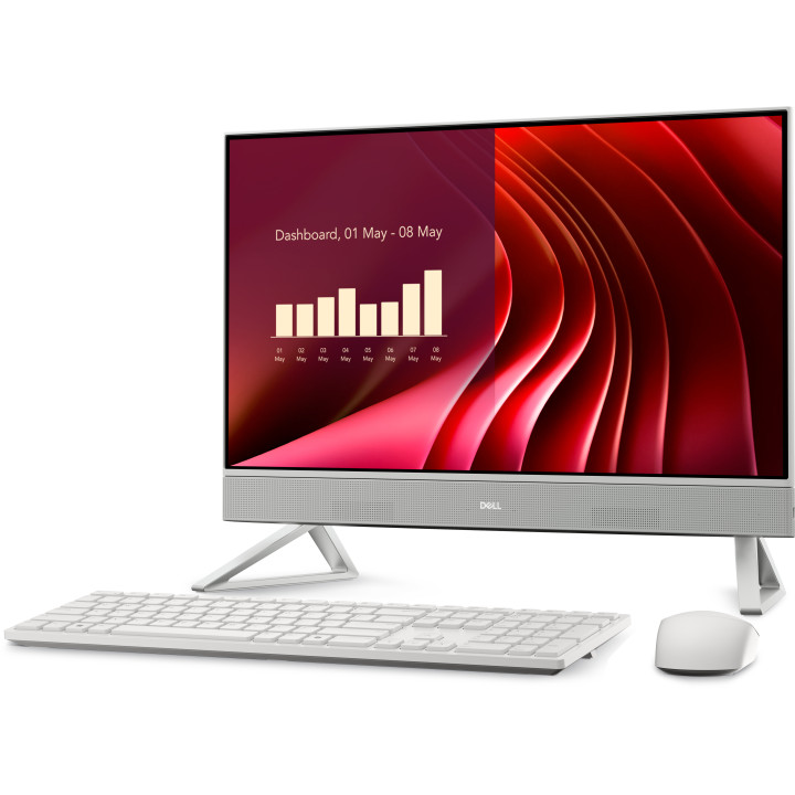 DELL EC24250 Intel Core 5 120U 60,5 cm (23.8") 1920 x 1080 pixels PC All-in-One 16 GB DDR5-SDRAM 512 GB SSD Windows 11 Pro