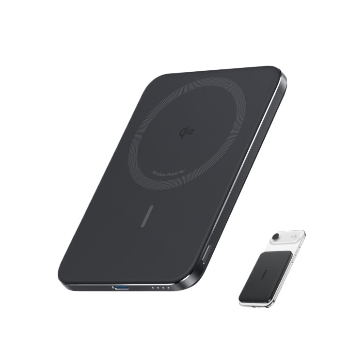 Anker A1665 5000 mAh Carregamento wireless Preto