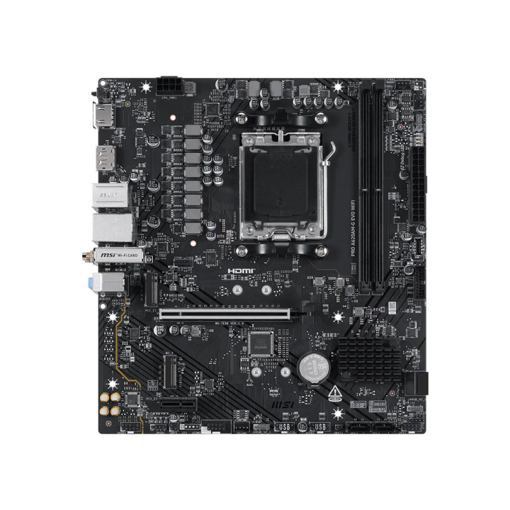 MSI Pro A620AM-G EVO WIFI AMD A620A Ranhura AM5 micro ATX
