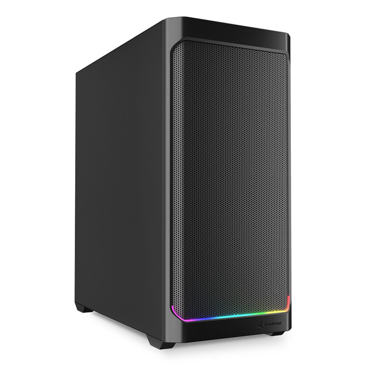 Sharkoon AK4 RGB STRIP Midi Tower Preto
