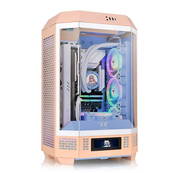Thermaltake Tower 300 Peach Fuzz Micro Tower Pêssego