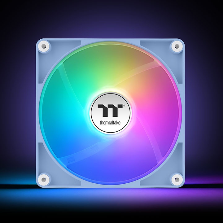 Thermaltake Fan Hydrangea Blue CT120 Caixa de computador Ventoinha 12 cm Azul, Branco 2 unidade(s)