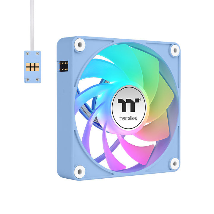 Thermaltake CL-F198-PL12BU-A Sistema de Arrefecimento de Computador Caixa de computador Ventoinha 12 cm Azul 3 unidade(s)