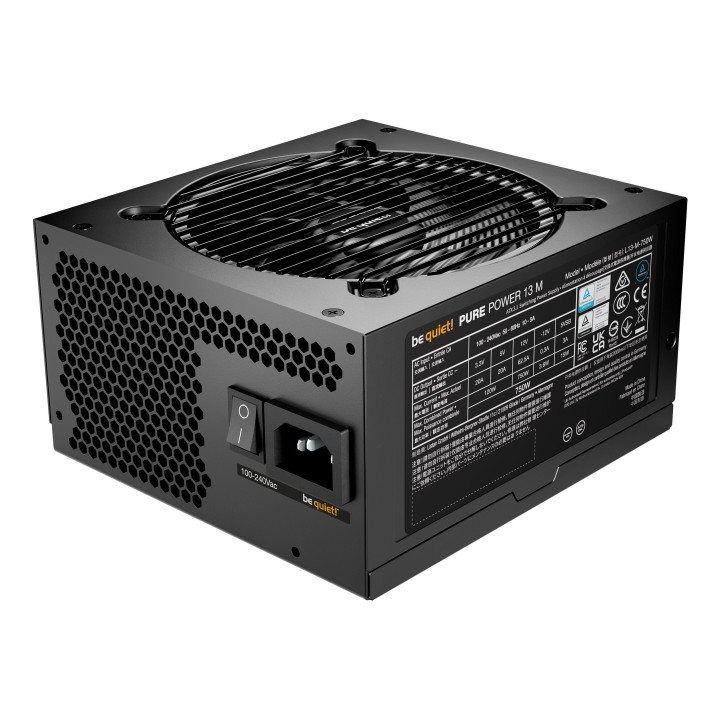 be quiet! Pure Power 13 M | 750W fonte de alimentação 20+4 pin ATX ATX Preto