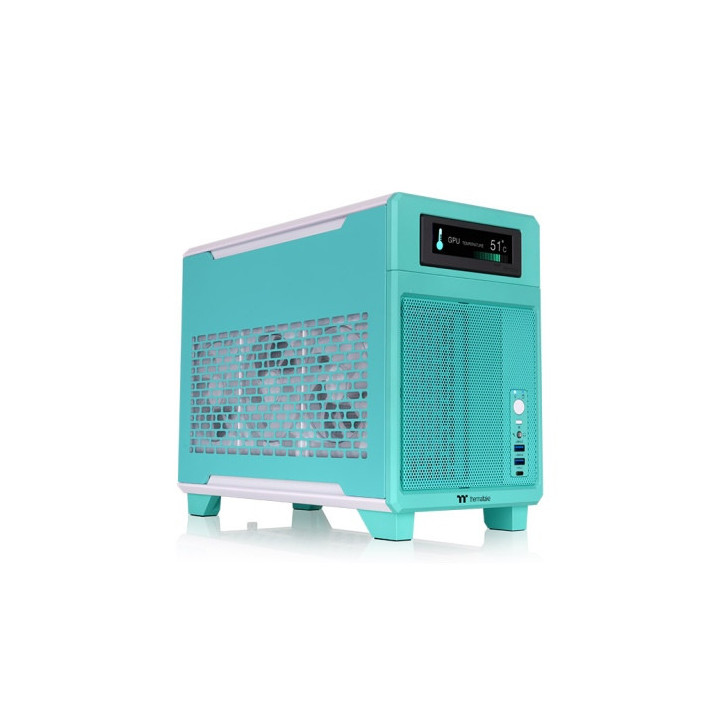 Thermaltake TR100 Mini Tower Azul menta