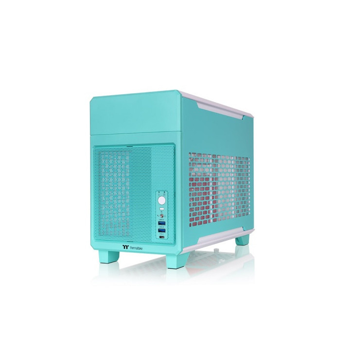Thermaltake TR100 Mini Tower Azul menta