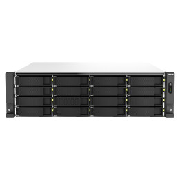 QNAP TS-H2287XU-RP NAS Rack (3U) Intel Xeon E E-2378 64 GB DDR4 0 TB QuTS hero Preto, Branco