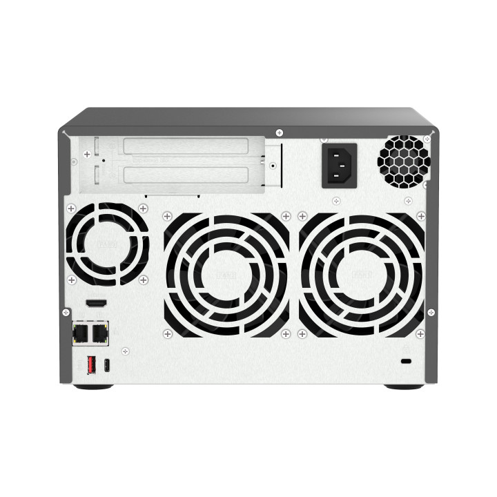 QNAP TVS-H674T-I5-32G servidor NAS e de armazenamento Tower Intel® Core™ i5 i5-12400 32 GB DDR4 HDD QNAP QTS Preto
