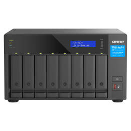 QNAP TVS-h874 NAS Tower Intel® Core™ i7 32 GB DDR4 0 TB QuTS hero Preto