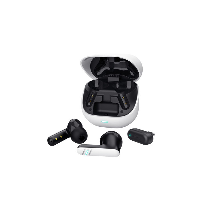 Trust GXT 409 Oxxie Auscultadores True Wireless Stereo (TWS) Intra-auditivo Jogos Bluetooth Branco