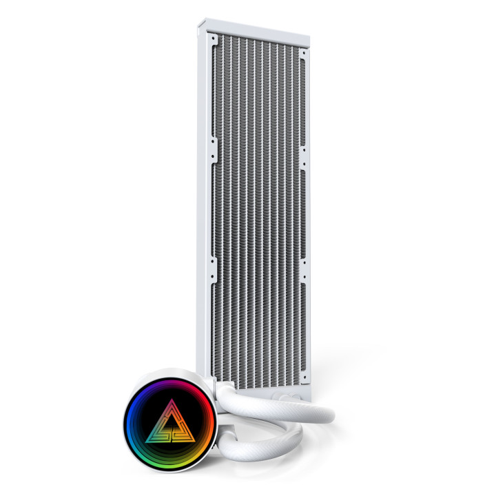 Montech LightFlow ARGB 360 Processador Refrigerador líquido all-in-one 12 cm Branco 1 unidade(s)