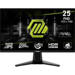 MSI MAG 255F E20 monitor de ecrã 62,2 cm (24.5") 1920 x 1080 pixels Full HD LCD Preto