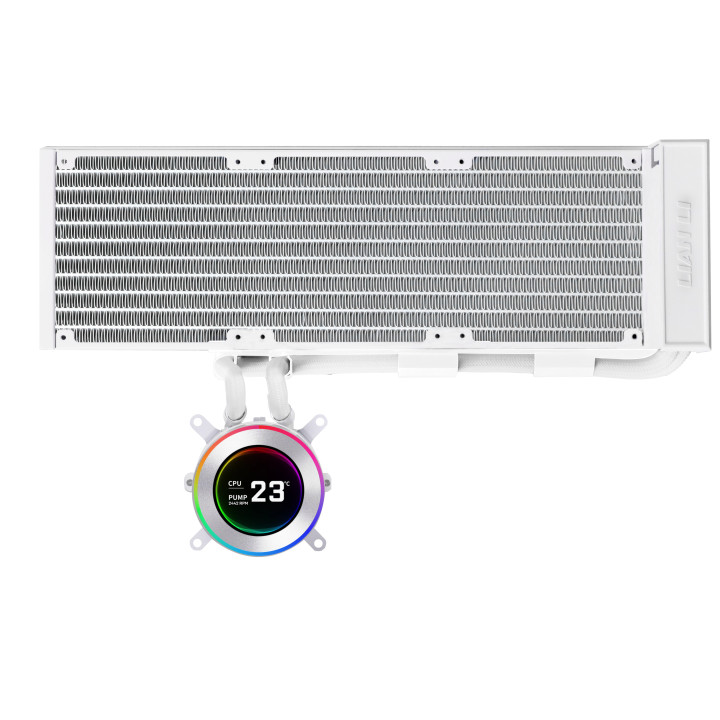 Lian Li GA II Hydroshift II LCD-C 360N Processador Refrigerador líquido all-in-one Branco