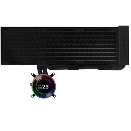 Lian Li GA II Hydroshift II LCD-C 360N Caixa de computador Refrigerador líquido all-in-one Preto