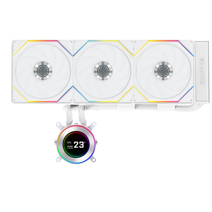 Lian Li GA II Hydroshift II LCD-C 360TL Processador Refrigerador líquido all-in-one 12 cm Branco 1 unidade(s)