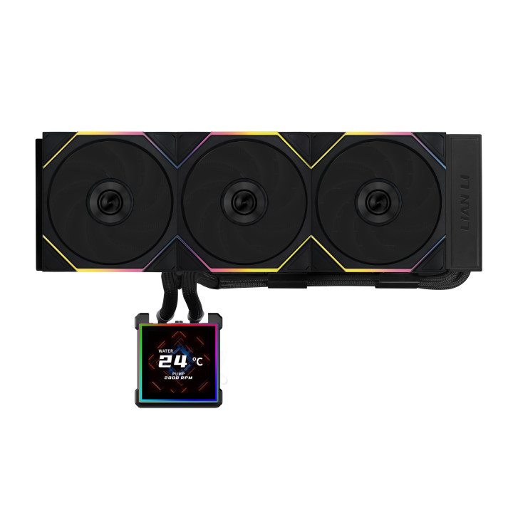 Lian Li HydroShift II LCD-S 360 TL Processador Kit de arrefecimento líquido 12 cm Preto 1 unidade(s)