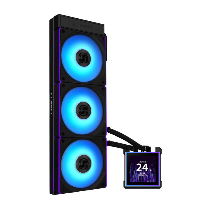 Lian Li HydroShift II LCD-S 360 CL Processador Kit de arrefecimento líquido 12 cm Preto 1 unidade(s)