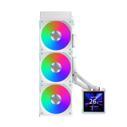 Lian Li HydroShift II LCD-S 360 CL Processador Kit de arrefecimento líquido 12 cm Branco 1 unidade(s)