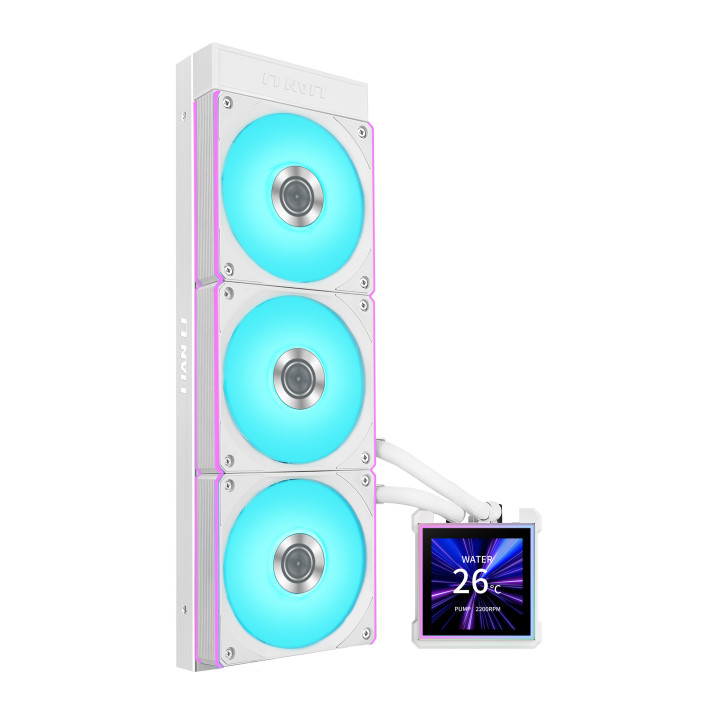 Lian Li HydroShift II LCD-S 360 CL Processador Kit de arrefecimento líquido 12 cm Branco 1 unidade(s)