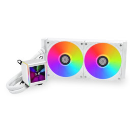 Lian Li GA II LCD Processador Kit de arrefecimento líquido 12 cm Branco