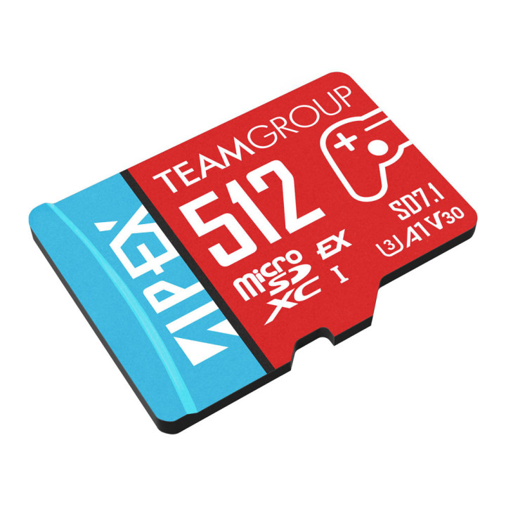 Team Group 512GB Apex SD7.1 MicroSDXC Express Card, Nintendo Switch 2 Ready, 800MB s UHS