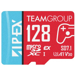 Cartão MicroSD Express TEAM GROUP 128GB Alta Velocidade para Nintendo Switch 2 / ROG Ally