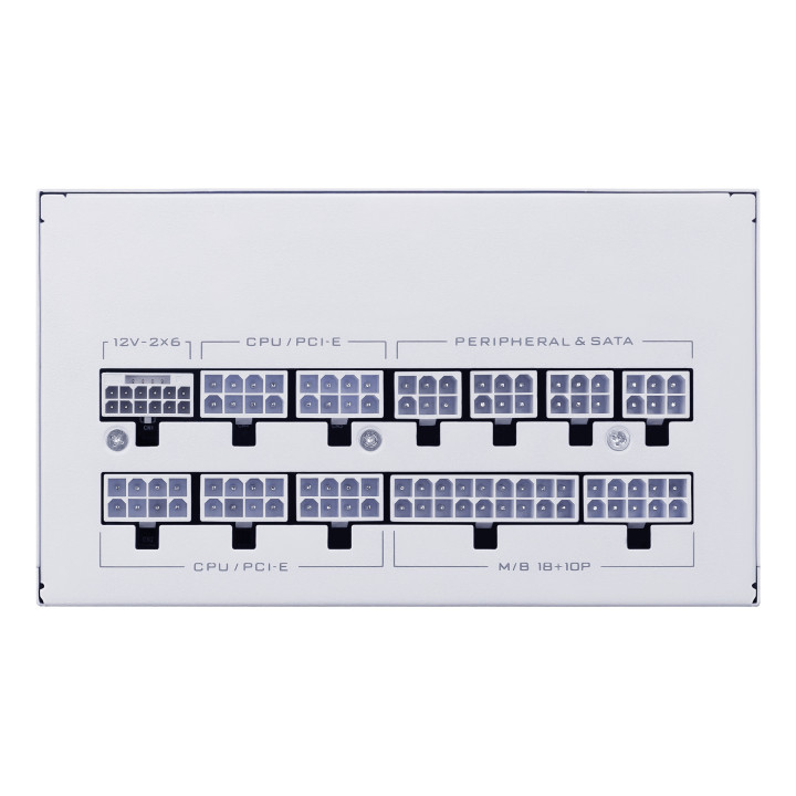 Lian Li SX0850P fonte de alimentação 850 W 20+4 pin ATX ATX Branco