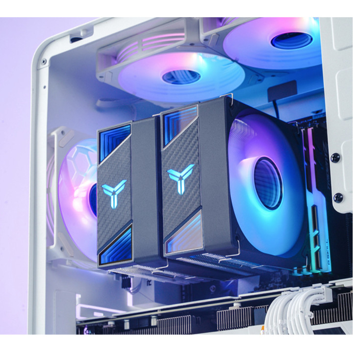 Jonsbo CR-3000 ARGB Sistema de Arrefecimento de Computador Processador Ventoinha 12 cm Preto 1 unidade(s)