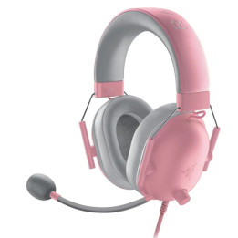 Razer Blackshark V2 X | Headset Gaming Com Fios Cinzento/Rosa | OGM