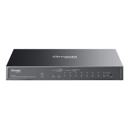 TP-Link Omada ES210GP switch de rede Gerido L2 Gigabit Ethernet (10 100 1000) Power over Ethernet (PoE) DIN rail Preto