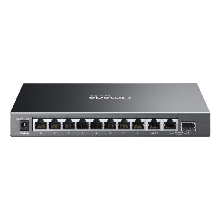 TP-Link Omada ES210GP switch de rede Gerido L2 Gigabit Ethernet (10 100 1000) Power over Ethernet (PoE) DIN rail Preto