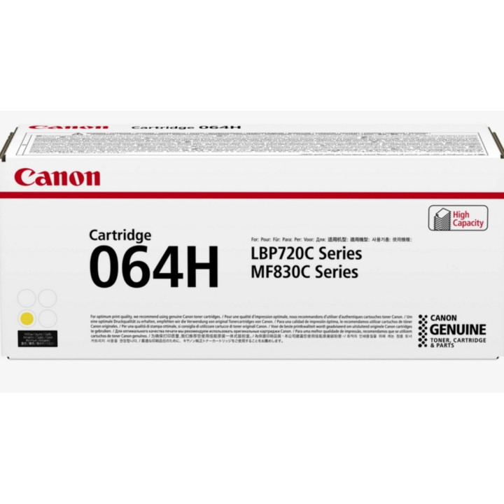 Toner Canon 064H Amarelo Original 1 Unidade