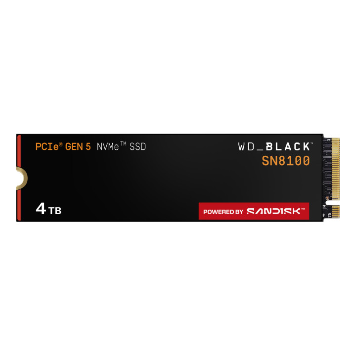 Western Digital Black WD_BLACK SN8100 NVMe 4 TB M.2 PCI Express 5.0 TLC 3D NAND