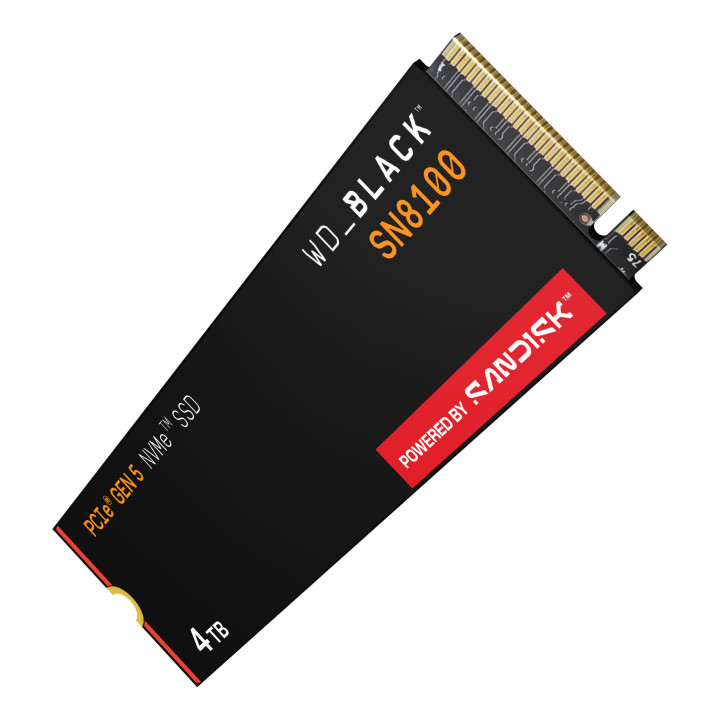 Western Digital Black WD_BLACK SN8100 NVMe 4 TB M.2 PCI Express 5.0 TLC 3D NAND