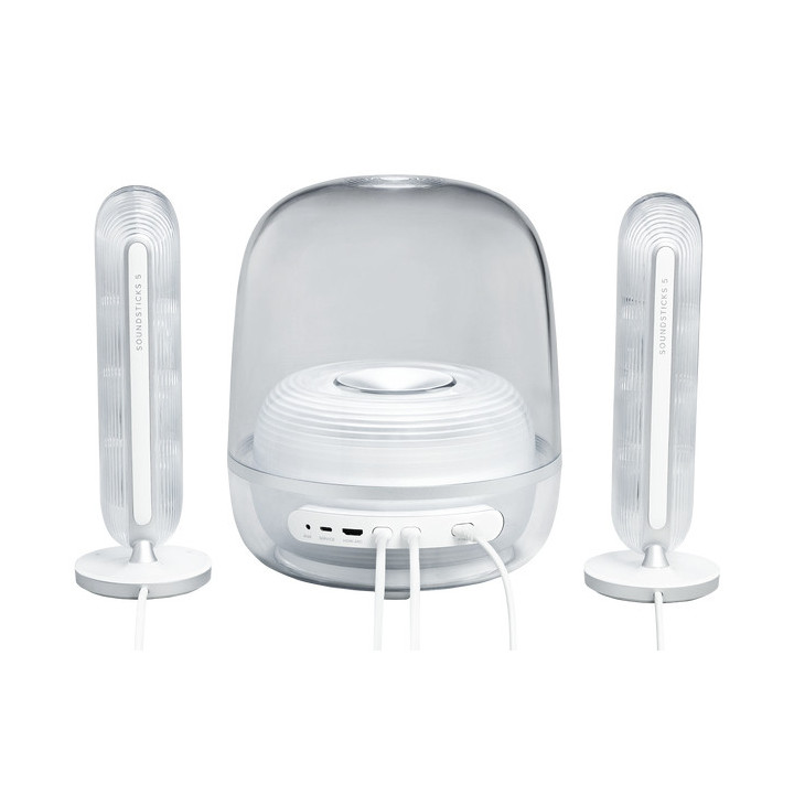 Harman Kardon SoundSticks 5 conjunto de colunas 190 W Branco 2.1 canais Bluetooth