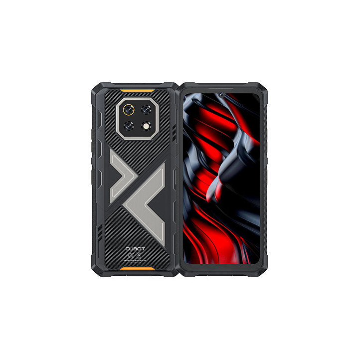 Cubot King Kong ES 3 17,1 cm (6.75") Dual SIM híbrido Android 15 4G USB Type-C 6 GB 256 GB 10200 mAh Preto, Laranja