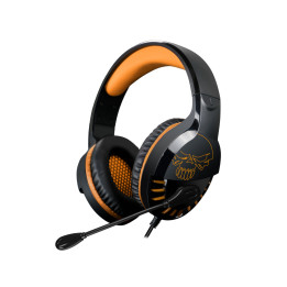 Spirit of Gamer PRO-H3 Auscultadores Com fios Fita de cabeça Jogos Preto, Laranja