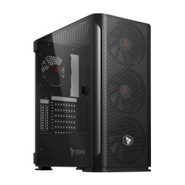 Savio SHADOW X2 caixa para computador Midi Tower Preto