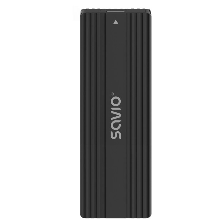 Savio AK-84 Caixa para Discos Rígidos Compartimento SSD Preto M.2