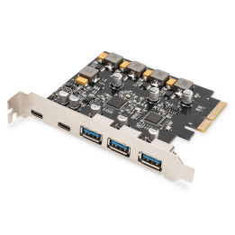 Digitus DS-30222 placa adaptador de interface Interno USB 3.2 Gen 2 (3.1 Gen 2), USB Type-C