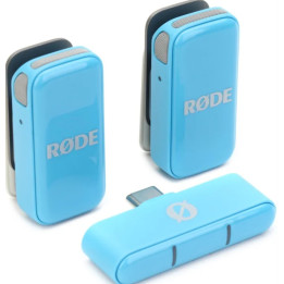 Microfone Rode Wireless Micro C Azul - Compacto, Desempenho Profissional