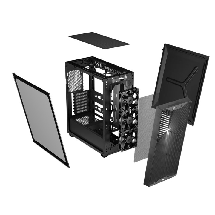 Corsair 3200D RS Midi Tower Cinzento