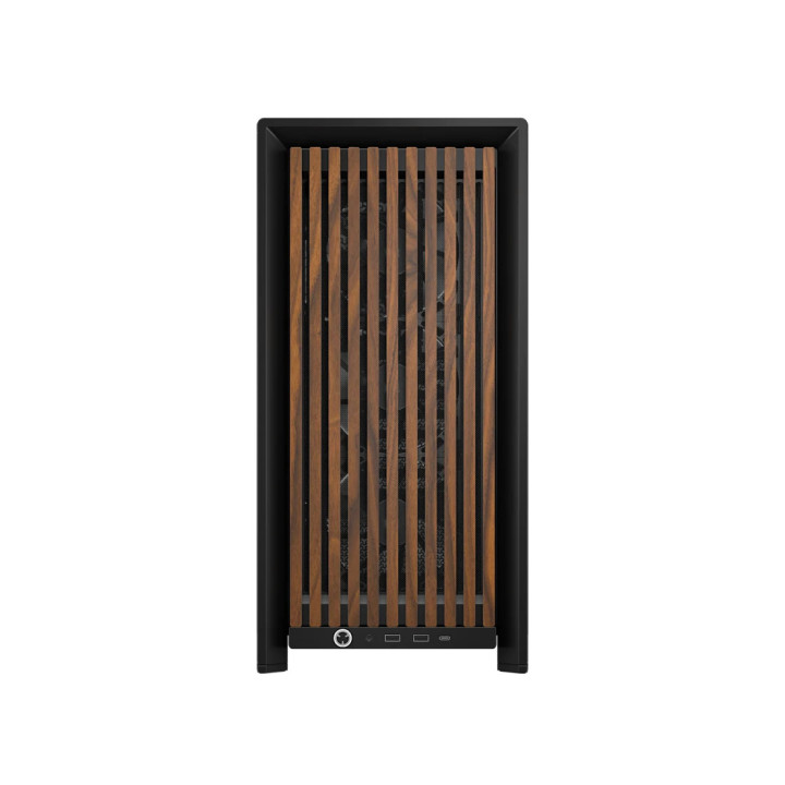 Corsair FRAME 4000D WOOD RS Midi Tower Preto, Madeira