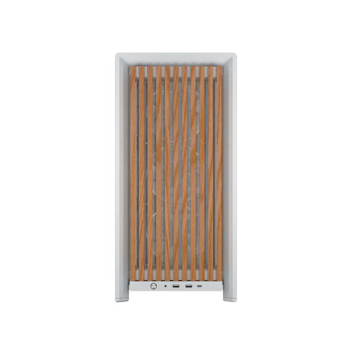 Corsair FRAME 4000D WOOD RS Midi Tower Madeira, Branco