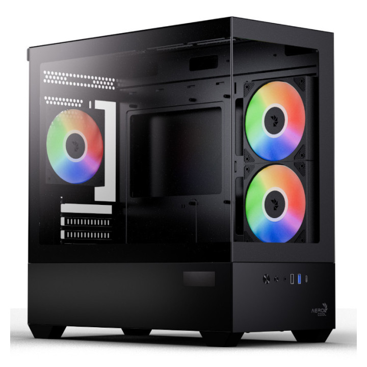 Aerocool P300D Digi-G-BK-v1 Mini Tower Preto